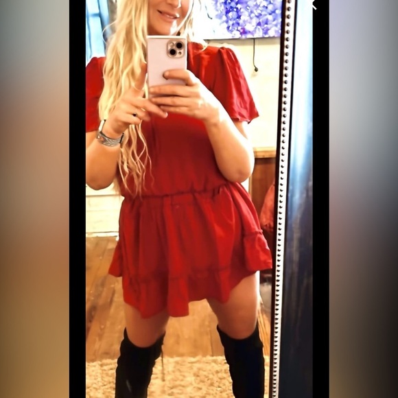 🥳🥳Pre loved like New!!! Tiered maxi dress M - Picture 4 of 4